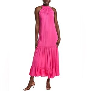 VINCE CAMUTO Elegant Pink Halter Maxi Dress
